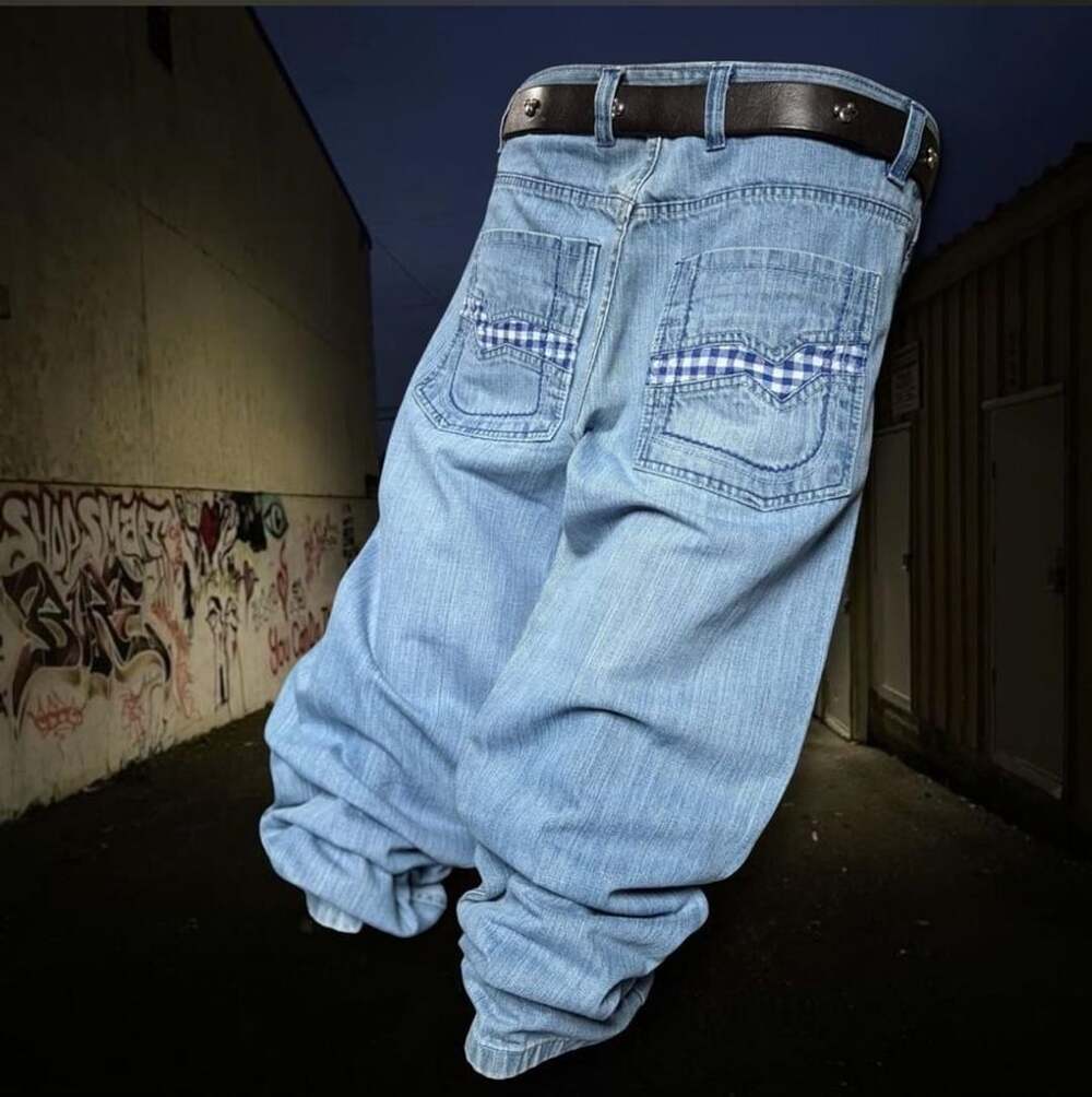 Evolution baggy jeans size 34 blue